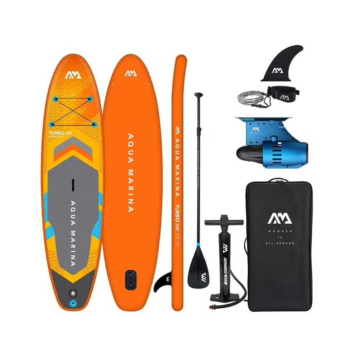 Inflatable SUP board Aqua Marina GO Turbo 10'6 with electric motor Blue Drive S