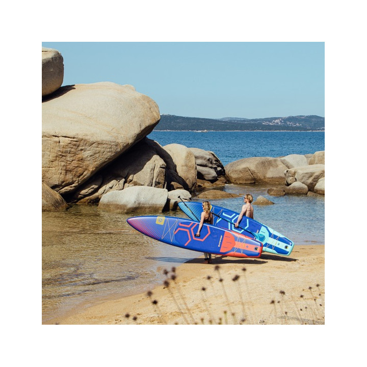 Inflatable SUP board Unifiber Sonic Touring FCD 12'6'' + leash