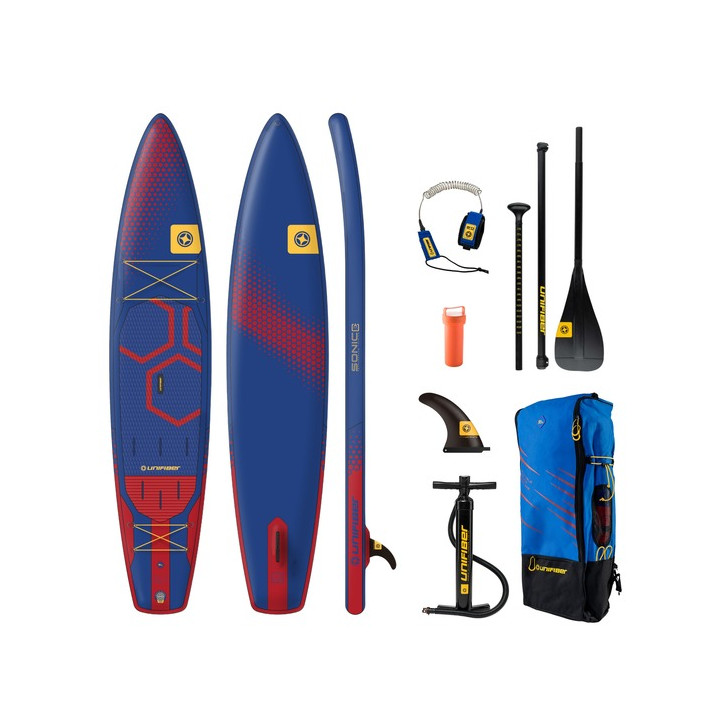 Inflatable SUP board Unifiber Sonic Touring SL 12'6'' + paddle + leash
