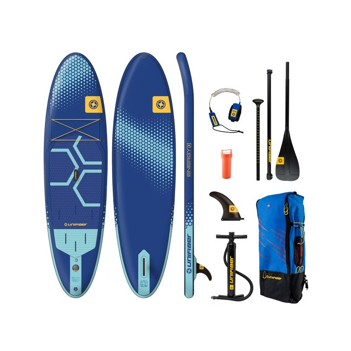 Inflatable SUP board Unifiber Energy Allround FCD 10'7'' + paddle + leash