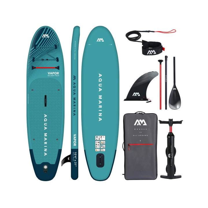 Inflatable SUP board Aqua Marina Vapor 10'4 with paddle