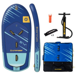 Inflatable wing foil board Unifiber Impulse Allround Wing Foil 5'4 (FCD) + leash