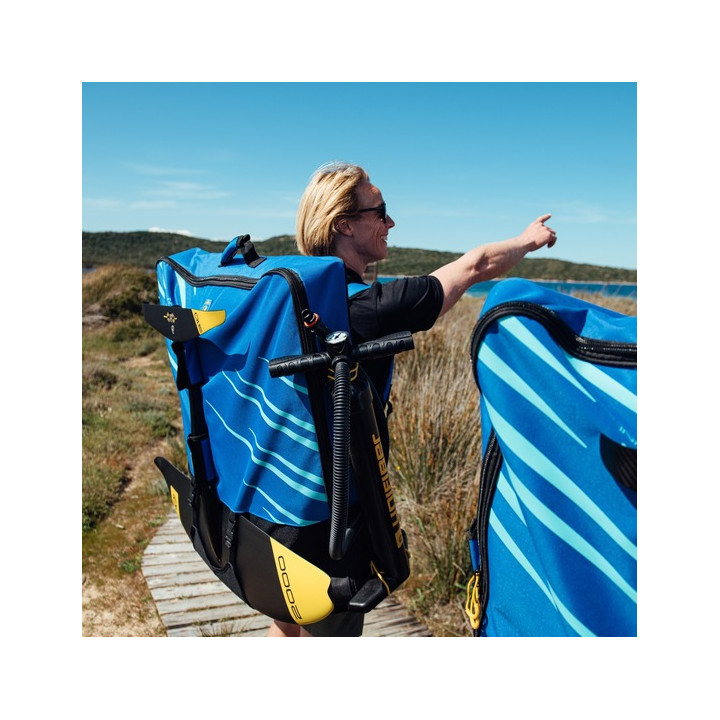 Inflatable wing foil board Unifiber Impulse Allround Wing Foil 5'4 (FCD) + leash