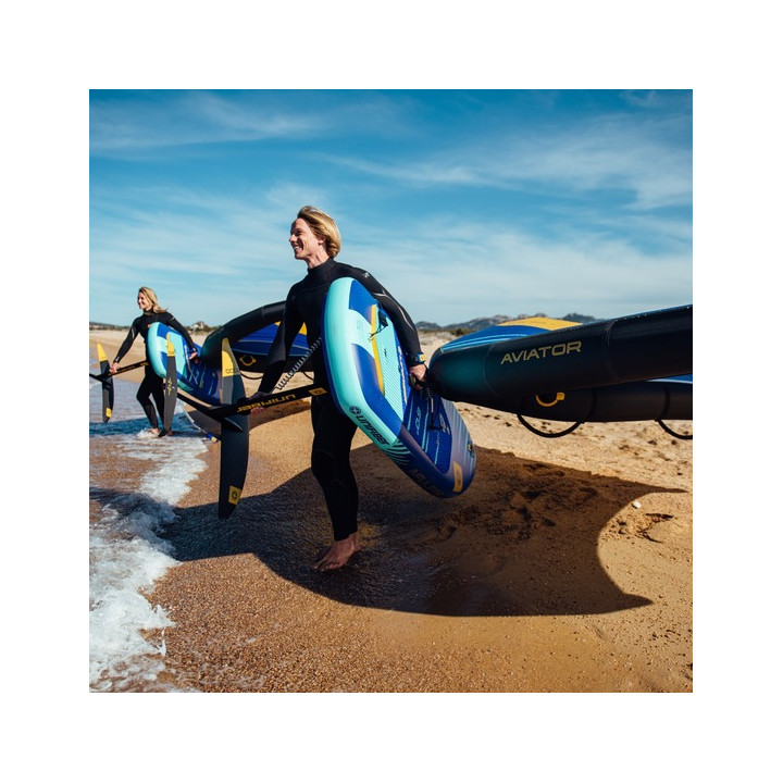 Inflatable wing foil board Unifiber Impulse Allround Wing Foil 5'4 (FCD) + leash