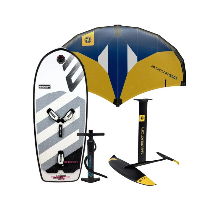 Wing foil package Exocet Free Wing Air 120L + Unifiber Navigator + Aviator V2