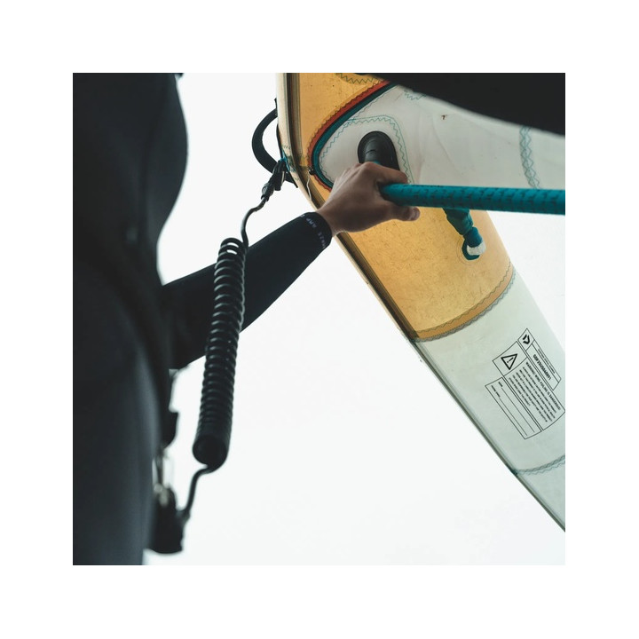 Wing/SUP Leash ION Core Carabiner - coiled 8'