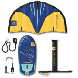 Wing foil package Unifiber Impulse Board + Aviator wing + Navigator Foil