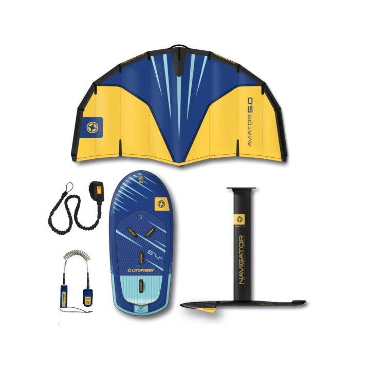 Wing foil package Unifiber Impulse Board + Aviator wing + Navigator Foil