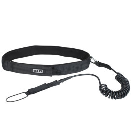 Wing/SUP Board leash ION Core Coiled Hip black