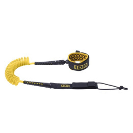 Board leash ION Wing Core Coiled Ankle mustard 5'5