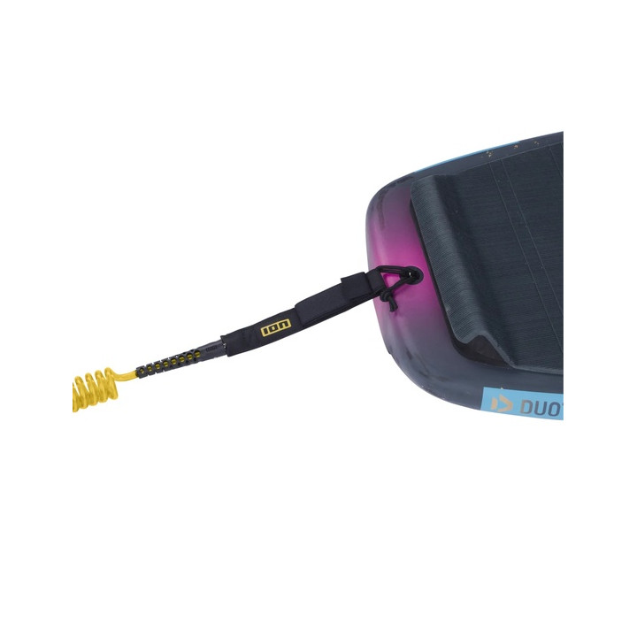 Board leash ION Wing Core Coiled Ankle mustard 5'5
