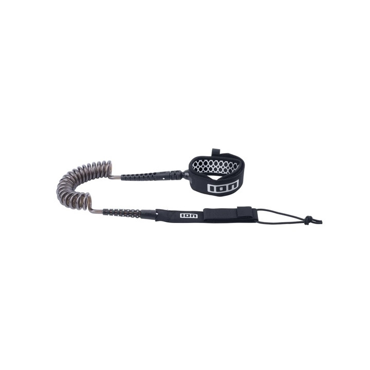 Board leash ION Wing Core Coiled Ankle black 5'5