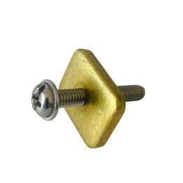 Stainless steel screw with brass nut JP-Australia for US Fin Box M4 PH2 (20 or 25 mm)