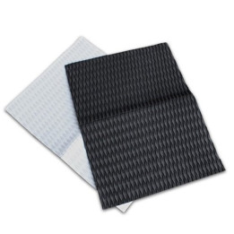 Adhesive EVA footpad sheet Unifiber Diamond Groove 80 x 60 cm - Black