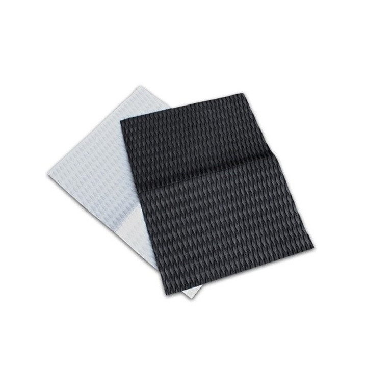 Adhesive EVA footpad sheet Unifiber Diamond Groove 80 x 60 cm - Black