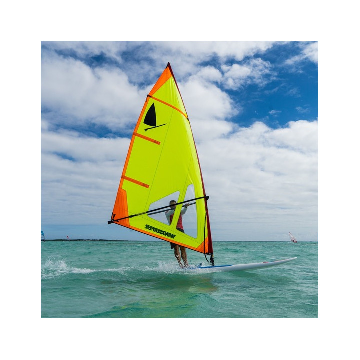 Windsurfer LT Sail Orange/White 5.7