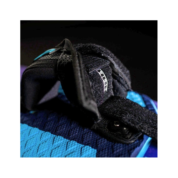 Footstrap JP-Australia Single Plug Black/Blue including 2x T30 screws