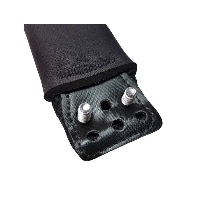 Footstrap JP-Australia Double Plug Black/Blue including 4x T30 Screws