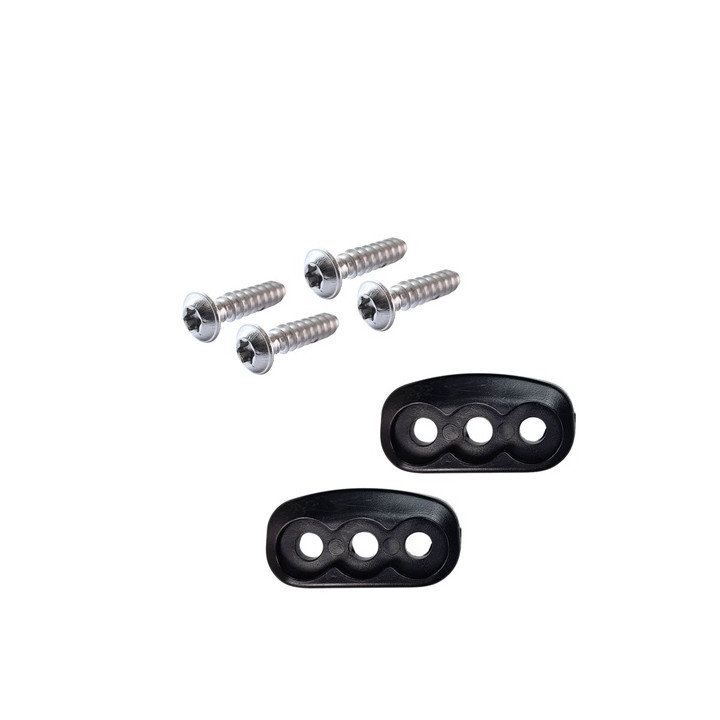 Footstrap JP-Australia Double Plug Black/Blue including 4x T30 Screws