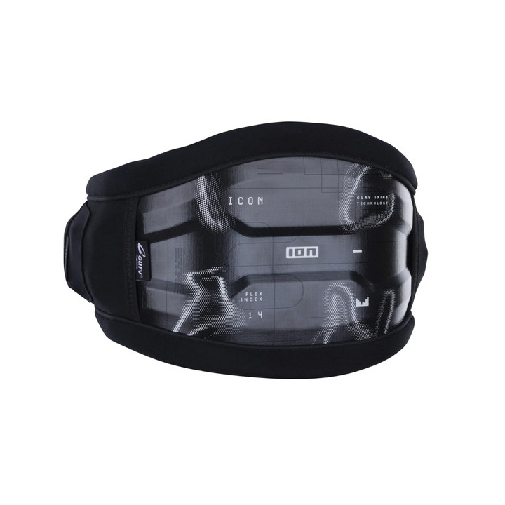 Mens harness ION Windsurf Icon Curv black