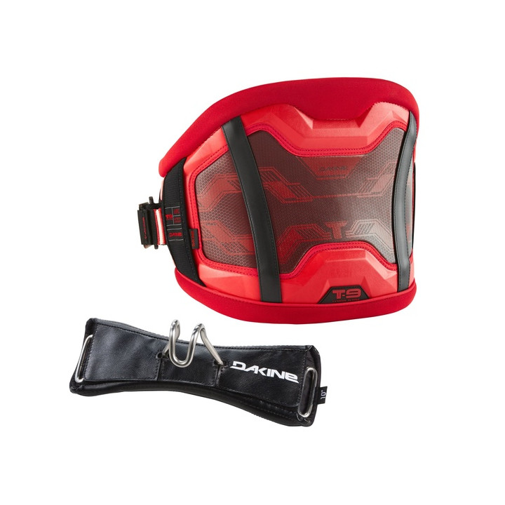 DAKINE T-9 Classic Slider Windsurf Harness with Hook Deep Crimson