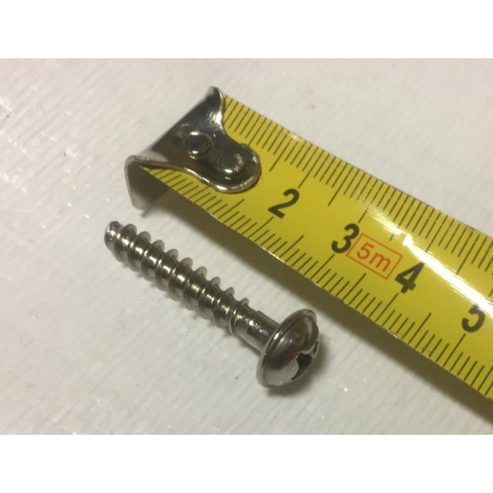 RECHARGE Oprema Vijak za Zanke za noge - M6x32 mm RCHVIJZANKE