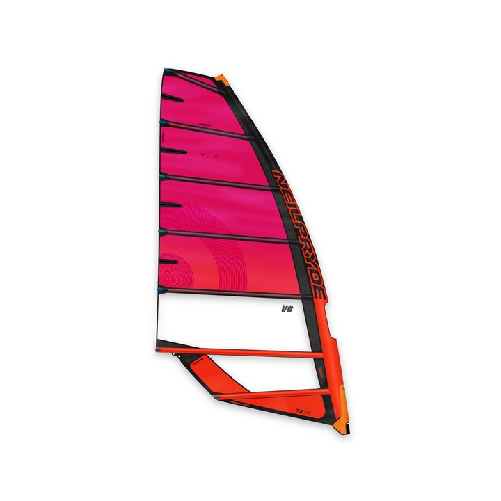 Windsurf sail NeilPryde V8 Rubine Red/Juicy Orange 2026