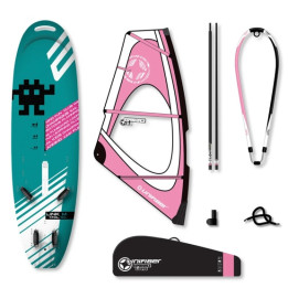Complete windsurfing set Exocet Link 175l + Unifiber Experience EVO Dacron Rig