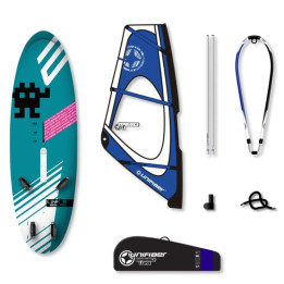 Complete windsurfing set Exocet Link 155l + Unifiber Experience EVO Dacron Rig