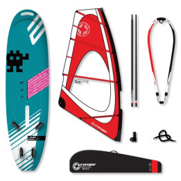 Complete windsurfing set Exocet Link 210l + Unifiber Experience EVO Dacron Rig
