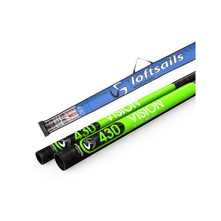 Windsurf mast Loftsails Vision III C75 SDM with mastbag