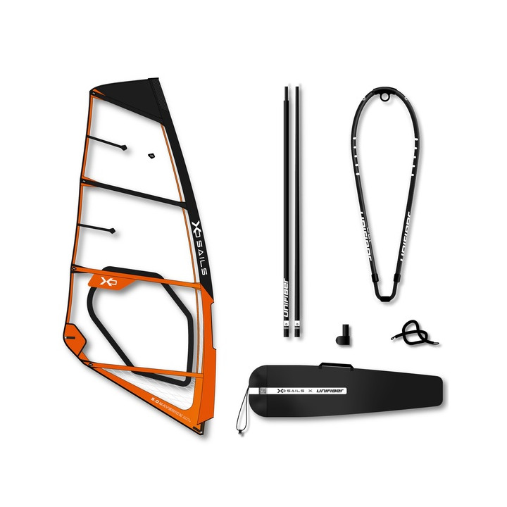Windsurf rig XO Sails Maverick Monofilm Complete rig EPX