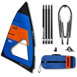 Windsurf rig XO Sails Swing Dacron Complete rig EPX Compact
