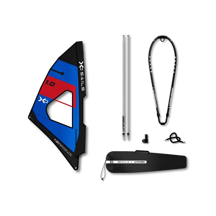 Windsurf rig XO Sails Swing Dacron Complete rig ALU