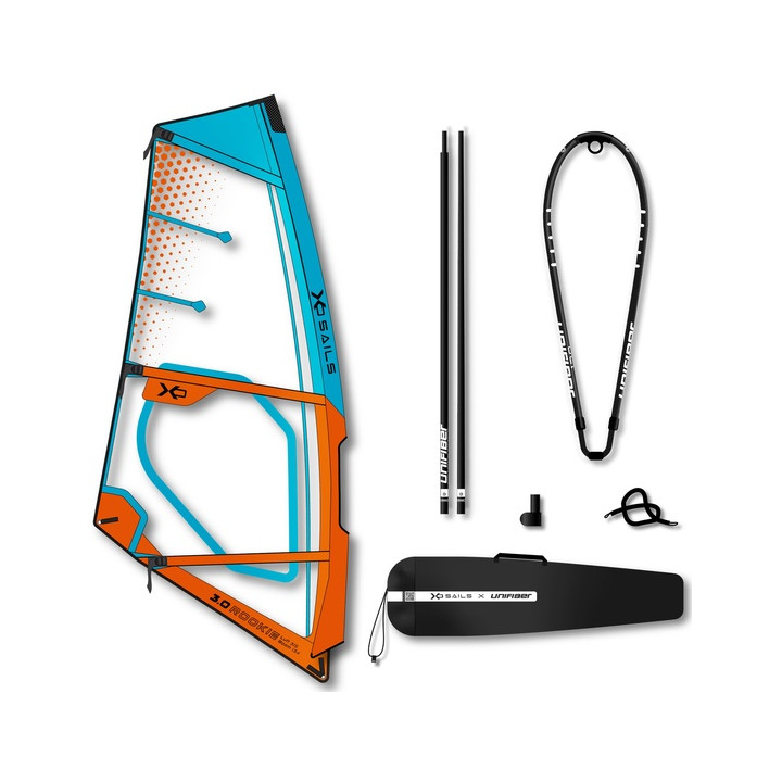 Windsurf rig XO Sails Rookie Monofilm Complete rig EPX