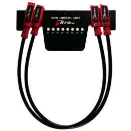 Harness lines Maui Ultra Fixed Black set