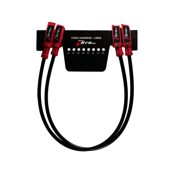 Harness lines Maui Ultra Fixed Black set