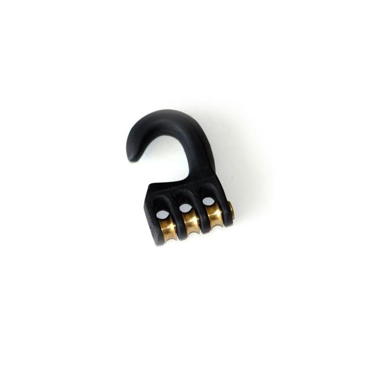 UNIFIBER pulley hook aluminium 3 rollers - 20mm UF600000027