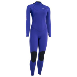 Womens wetsuit ION Element 4/3 Back Zip Concord-Blue