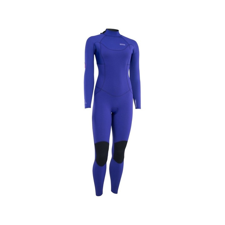 Womens wetsuit ION Element 4/3 Back Zip Concord-Blue