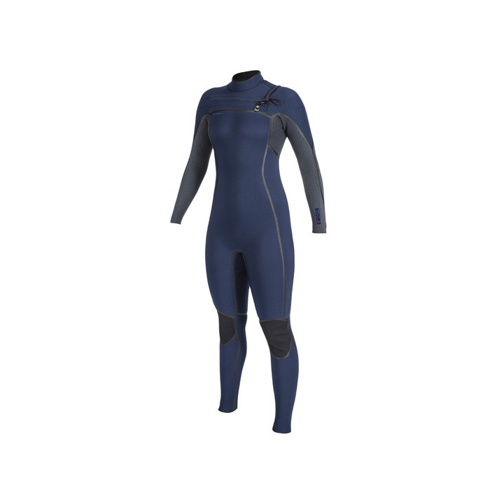 Womens wetsuit O'Neill Hyperfreak Fire 3/2+ Chest Zip Full Navy/Shade