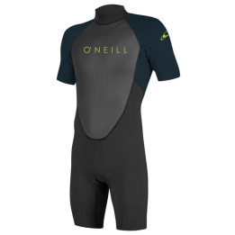 Youth wetsuit O'Neill Reactor-2 Spring 2 mm Back Zip S/S Black/Slate