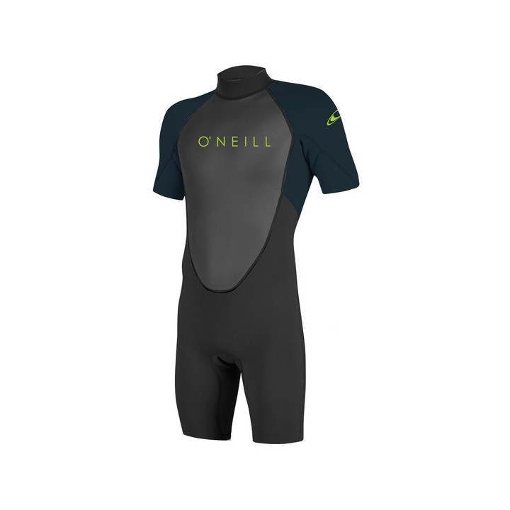 Youth wetsuit O'Neill Reactor-2 Spring 2 mm Back Zip S/S Black/Slate