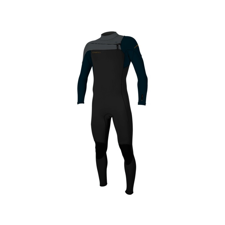 Mens wetsuit O'Neill Hammer Full Chest Zip 3/2 mm Black/Abyss/Graphite