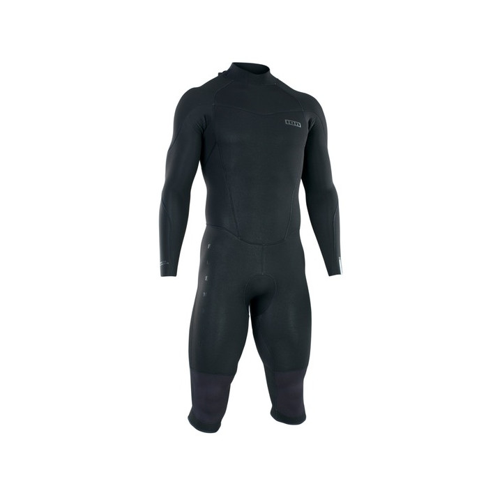 Mens wetsuit ION Element 4/3 Overknee LS Back Zip Black