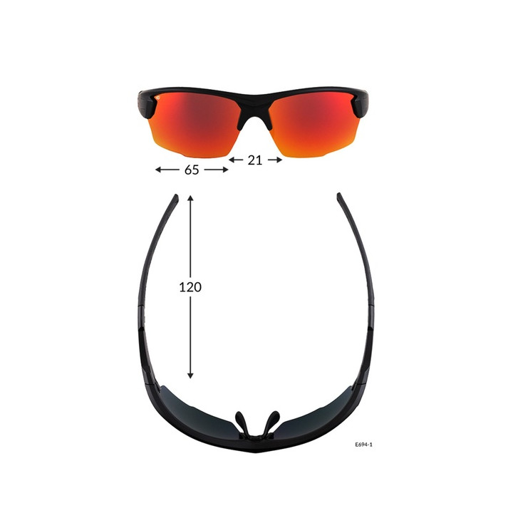 Sunglasses GOG Bike/Run Egil orange/matt black - polycarbonate orange