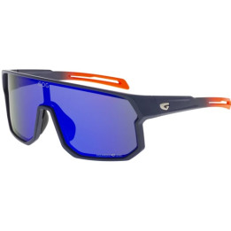 Sunglasses GOG Bike/Run Vidar navy blue/orange - polarized reflex blue
