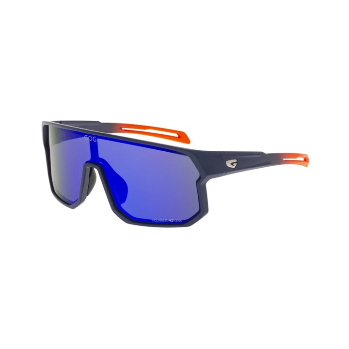 Sunglasses GOG Bike/Run Vidar navy blue/orange - polarized reflex blue