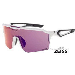 Sunglasses GOG Bike/Run Valhalla matt white/black - Polycarbonate reflex infrared lens