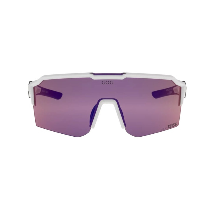 Sunglasses GOG Bike/Run Valhalla matt white/black - Polycarbonate reflex infrared lens